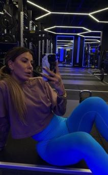 Zorana Miličić pozira u teretani