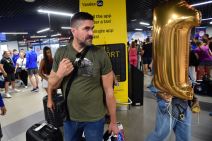 Darko Miličić na aerodromu