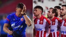 Vladan Milojević i fudbaleri Crvene zvezde