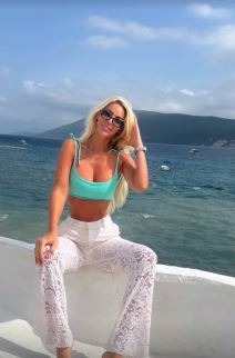 Bojana Lazić na moru