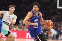 Vasilije Micić na utakmici Srbija Slovenija