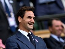 Bivši švajcarski teniser Rodžer Federer na Vimbldonu 2025. godine.