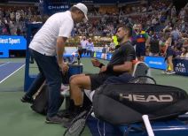 Novak Đoković i doktor na US Openu