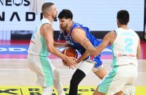 Tristan Vukčević na pripremnoj utakmici protiv Slovenije u Areni