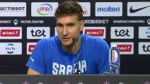 Bogdan Bogdanović na konferenciji za novinare pred Eurobasket