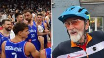 Košarkaši Srbije i biciklista Zoran