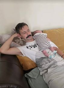 Milan Vasić sa sinom