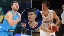 Luka Dončić Bogdan Bogdanović i Miloš Teodosić
