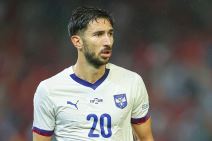 Marko Grujić u dresu Srbije.