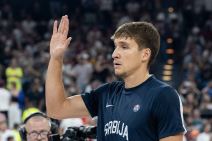 Bogdan Bogdanović na meču Srbije