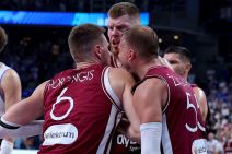 Letonija i Porzingis.