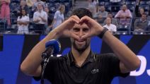 Novak Đoković na US Openu.