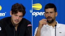 Tejlor Fric i Novak Đoković na US Openu.