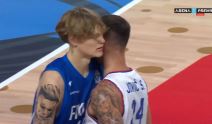 Mika Murinen i Stefan Jović sukob na Eurobasketu