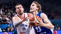 Nikola Jokić i Lauri Markanen na Srbija Finska na Eurobasketu