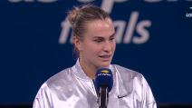 Arina Sabalenka govor na US Openu.