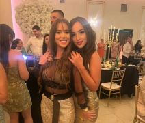 Aleksandra Tadić Cipka na venčanju ćerke pokojnog supruga