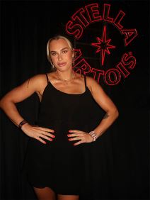 Arina Sabalenka na večeri