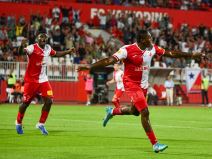 Fudbaleri Vojvodine slave gol protiv Čukaričkog.