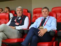 Direktor reprezentacije Srbije Stevan Dika Stojanović i selektor Dragan Stojković Piksi.