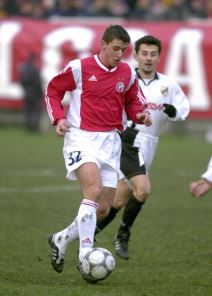 Dejan Milovanović u dresu Crvene zvezde