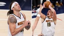 Aron Gordon i Nikola Jokić na meču Denvera i Klipersa