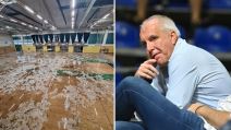Uništen parket i teren dvorane Krke u Novom Mestu