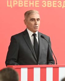 Boško Đurovski na komemoraciji Dejana Milovanovića