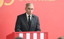 Boško Đurovski na komemoraciji Dejana Milovanovića