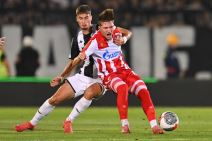 Vasilije Kostov na večitom derbiju protiv Partizana