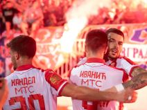 Nemanja Radonjić raduje se posle gola Partizanu