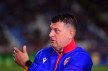 Vladan Milojević daje izjavu pred Zvezda Seltik