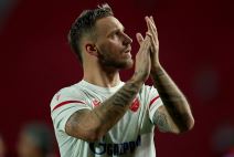 Marko Arnautović u dresu Crvene zvezde.
