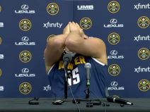 Nikola Jokić na konferenciji za medije pred početak nove sezone.