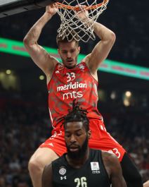 Matijas Lesor i Filip Petrušev tuča na derbiju Zvezda Partizan