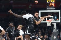 Šejk Milton i Vanja Marinković na utakmici Partizana