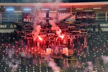 Navijači Partizana, Grobari napravili bakljadu.