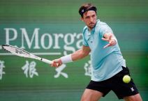 Artur Rinderkneš se priprema za udarac na turniru u Šangaju