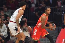 Tajson Karter košarkaš Crvene zvezde na meču protiv Armanija