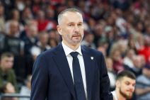 Tomas Masulius trener Žalgirisa na meču protiv Bajerna