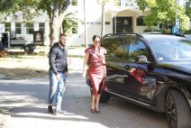 Ceca Ražnatović na snimanju Zvezda Granda