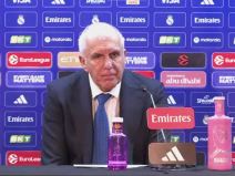 Željko Obradović na konferneciji posle poraza Partizana od Real Madrida.