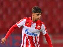 Fudbaler Crvene zvezde Luka Zarić.