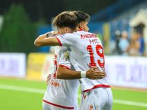 Napadač Crvene zvezde Aleksa Damjanović.