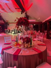 Dekoracija za rodjendan Jovane Jeremić: Zlatna krila i bogata trpeza 4.jpg