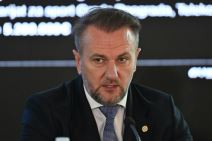Ostoja Mijailović na konferenciji Partizana