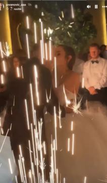 Ana Jovanović venčanje