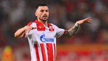 Nemanja Radonjić u dresu Crvene zvezde.