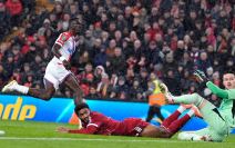 Detalj sa meča Liverpul - Kristal Palas u EFL kupu.