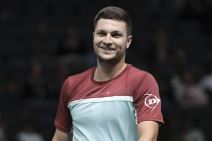 Miomir Kecmanović na turniru u Parizu